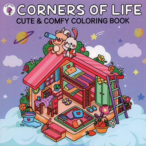 096 Corners Of Life Colouring Book