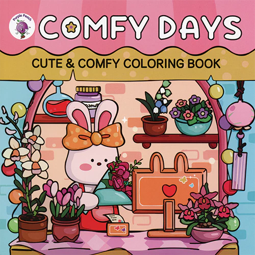 099 Comfy Days Colouring Book