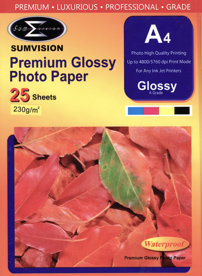 230gm Gloss A4 Photo Paper 25pk