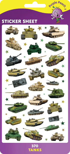 370 Tanks Stickers