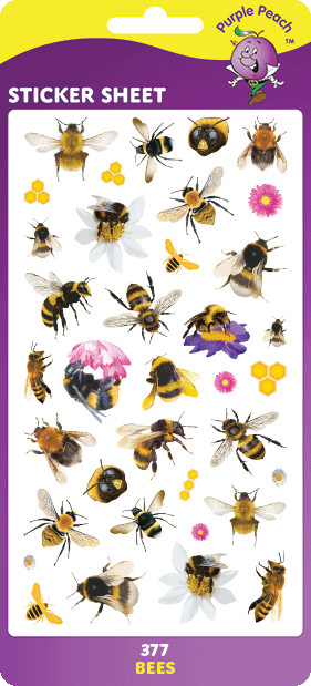 377 Bees Stickers