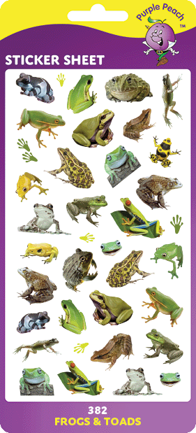 382 Frogs & Toads Stickers