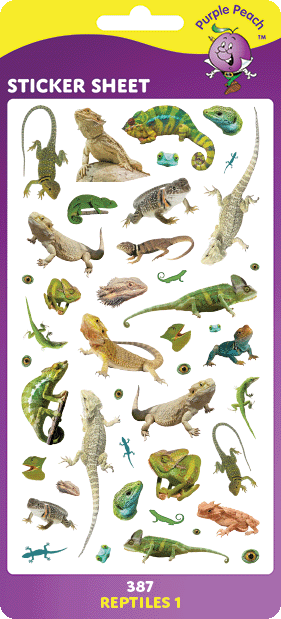 387 Reptiles 1 Stickers