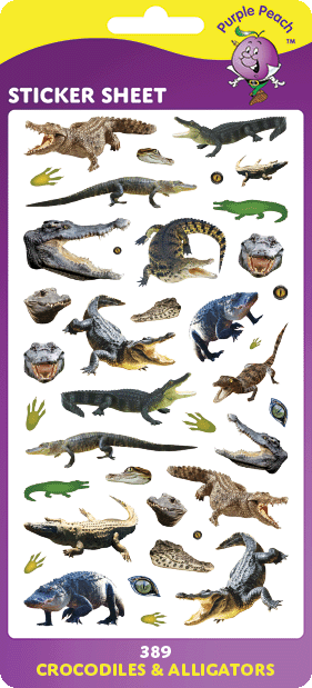 389 Crocodiles & Alligators Stickers