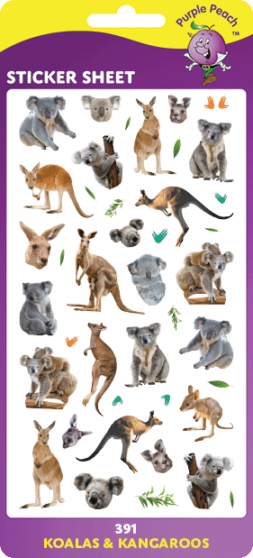 391 Koalas & Kangaroos Stickers