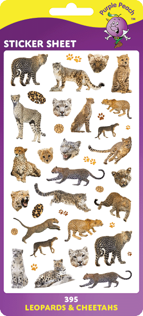 395 Leopards & Cheetahs Stickers