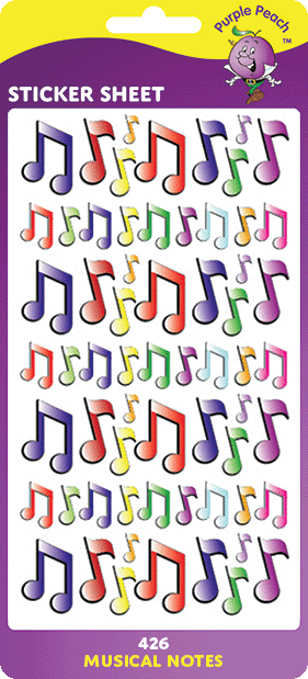 426 Musical Notes Stickers