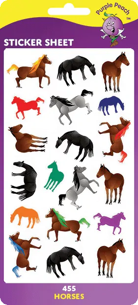 455 Horses Stickers