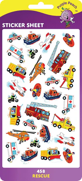 458 Rescue Stickers