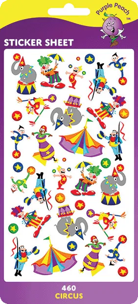 460 Circus Stickers
