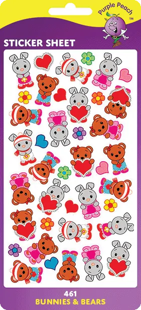 461 Bunnies & Bears Stickers