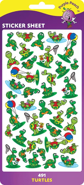 491 Turtles Stickers