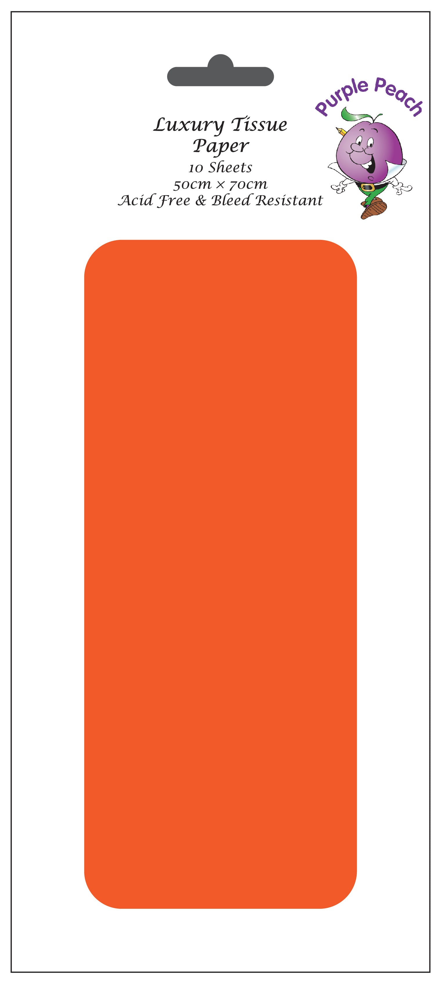 PPLT005 Orange Tissue Paper