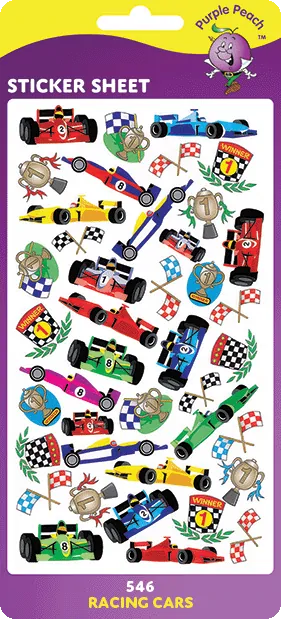 546 Racing Cars Stickers