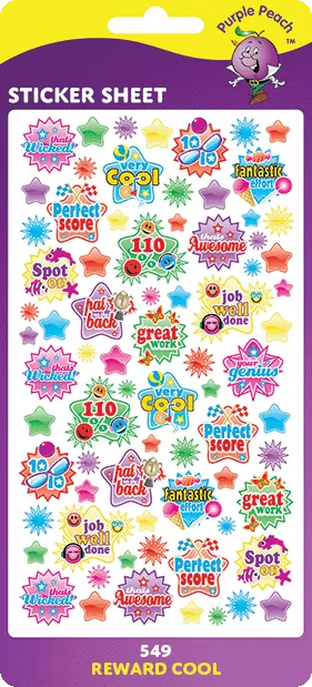 549 Reward Cool Stickers