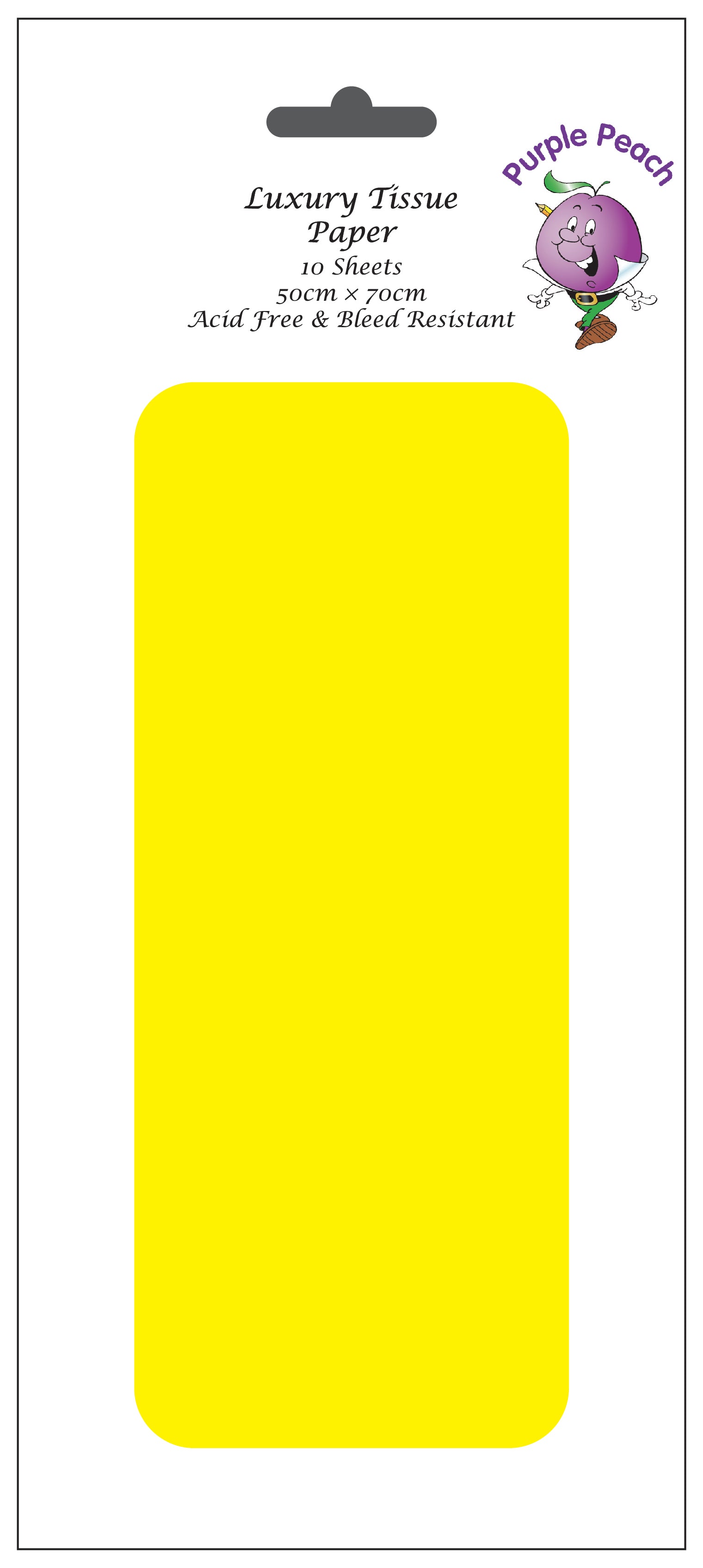 PPLT006 Yellow Tissue Paper