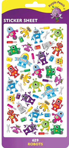 629 Robots Stickers
