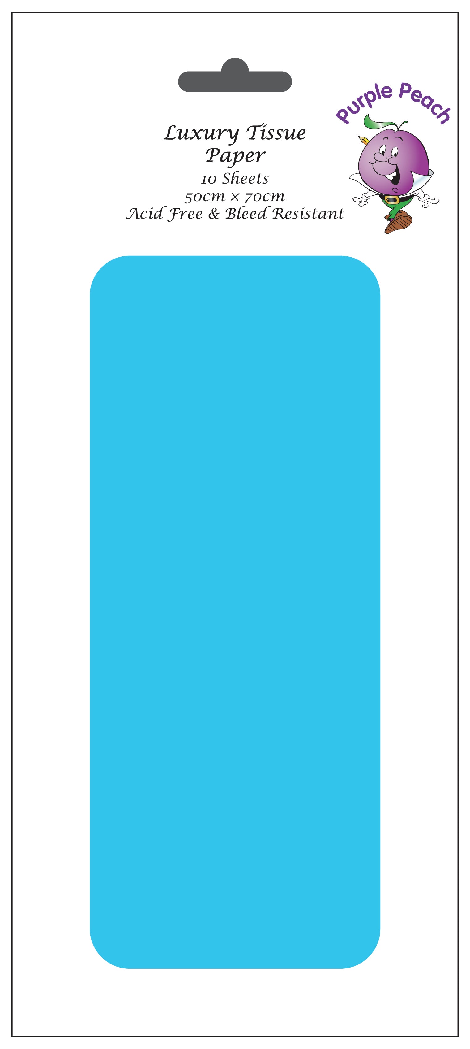 PPLT009 Turquoise Tissue Paper