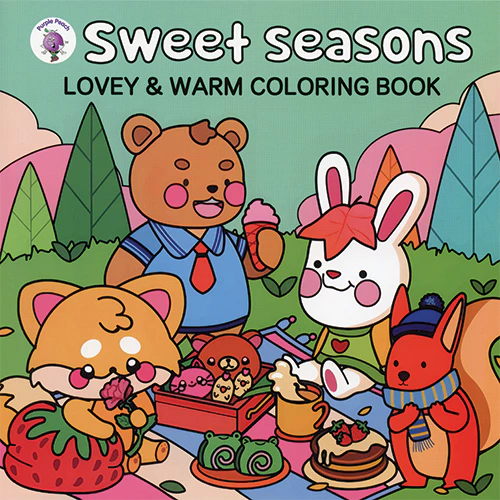 097 Sweet Seasons Colouring Book
