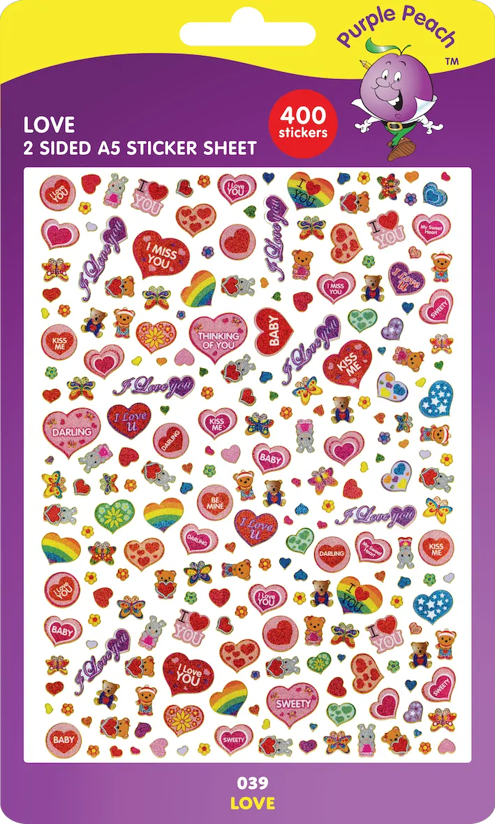 A5 Note Sticker A5 Sticker Sheets