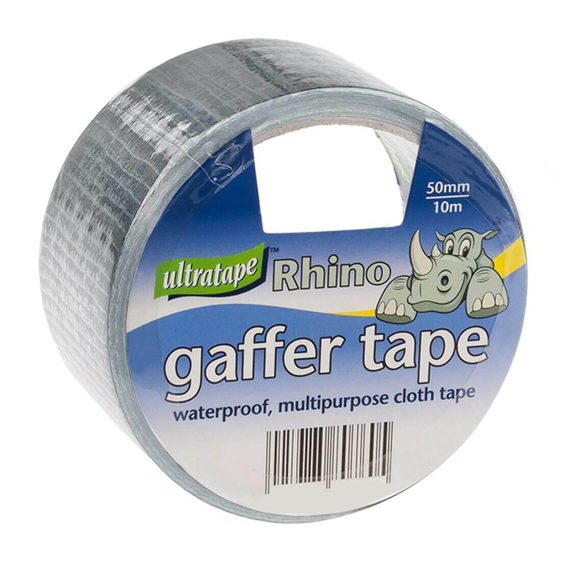 Silver Rhino Cloth Gaffer Tape 50mm x 10M